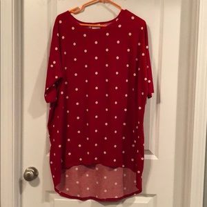 EUC LuLaRoe Polka Dot Irma